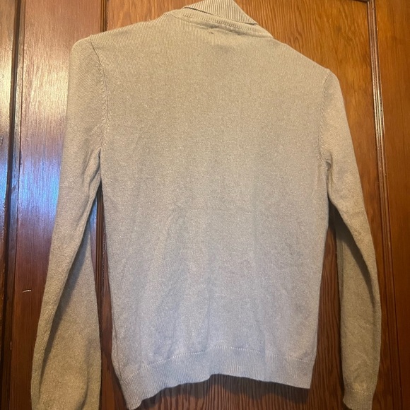 Lauren Ralph Lauren Silk Cashmere Turtle Neck Sweater Womens Small Tan - Picture 5 of 5